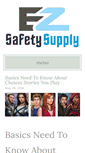 Mobile Screenshot of ezsafetysupply.com
